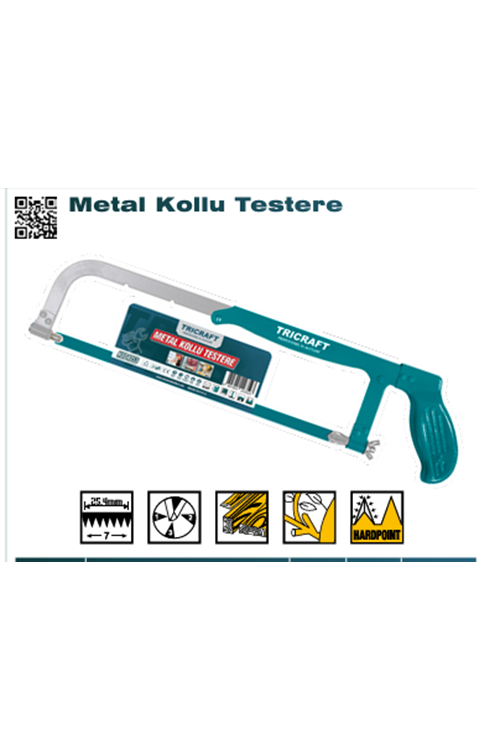 TRİCRAFT DEMİR TESTERESİ METAL SAPLI 4053 ( PK 12 )