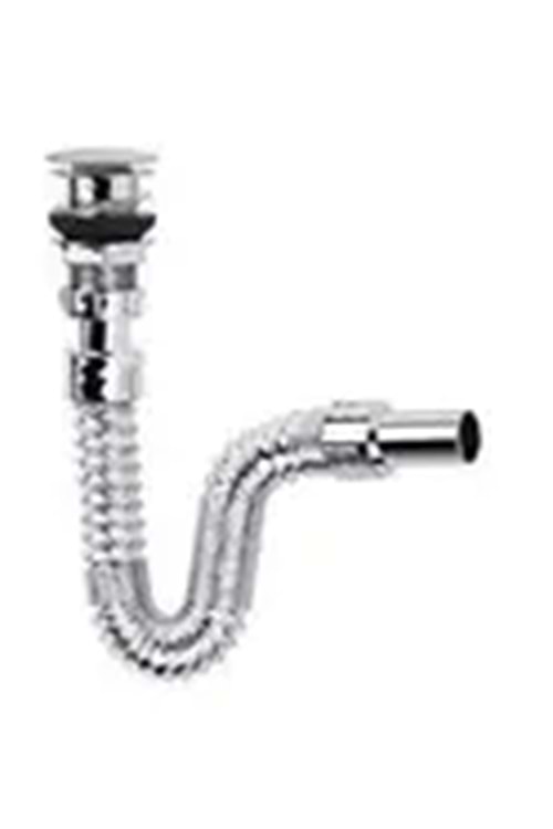 SİFON BASMALİ KROM KÖRÜKLÜ ( PK 100 )