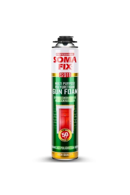 SOMAFİX POLİÜRETAN 750 ML TABANCALI KÖPÜK ( PK 12)