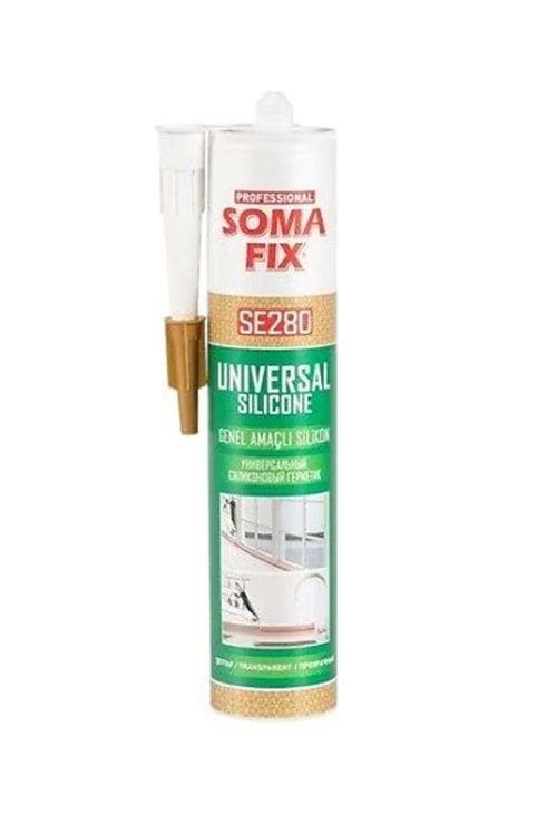 SOMAFİX 280GR GENEL AMAÇLI SİLİKON BEYAZ ( PK 24 )