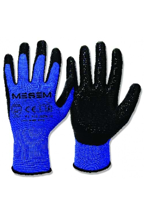 MEŞEM EL390 ORJİNAL ELDİVEN SİYAH MAVİ ( PK 12-KL288 )