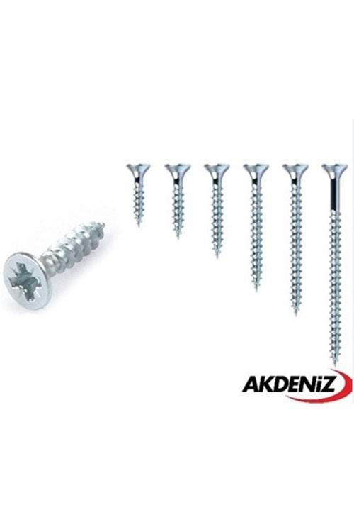 AKDENİZ SUNTA VİDASI 5*70 ÇİNKO 200X13