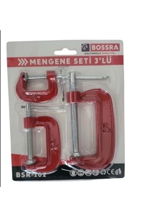 BOSSRA MENGENE SETİ 3’LÜ BSR 162