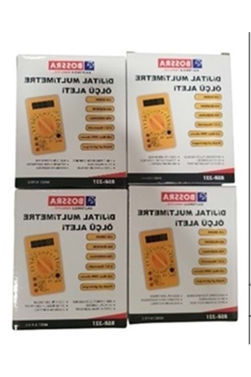 BOSSRA MULTİMETRE ÖLÇÜM ALETİ BSR 321