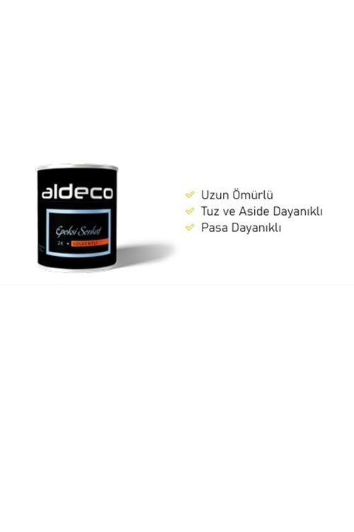 ALDECO 2K EPOKSİ SONKAT- SOLVENTLİ BEYAZ-GRİ 16+4 KG