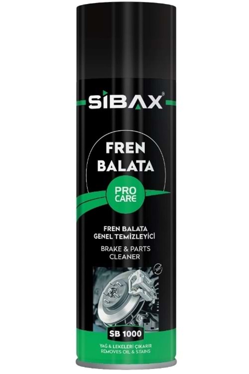 SİBAX FREN&BALATA GENEL TEMİZLEYİCİ SPREYİ 500 ML ( PK 25 )