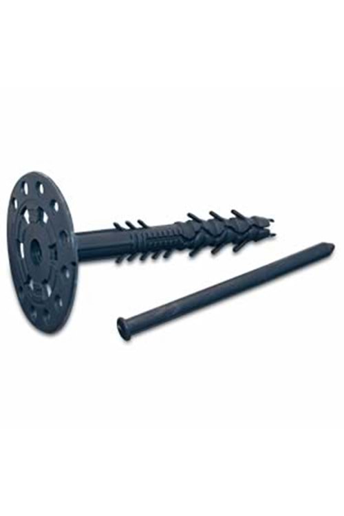 ORBOFİX SİYAH STRAFOR DÜBELİ EKO GENİŞ BAŞLI 12 CM