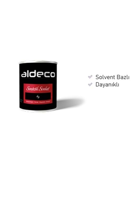 ALDECO SENTETİK YAĞLI BOYA KAHVERENGİ 2700 GR ( PK 4 )