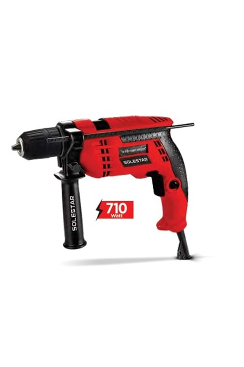 SOLESTAR STR-1908 DARBELİ MATKAP 13MM- 710 WATT 1 KOLİ:10 ADET