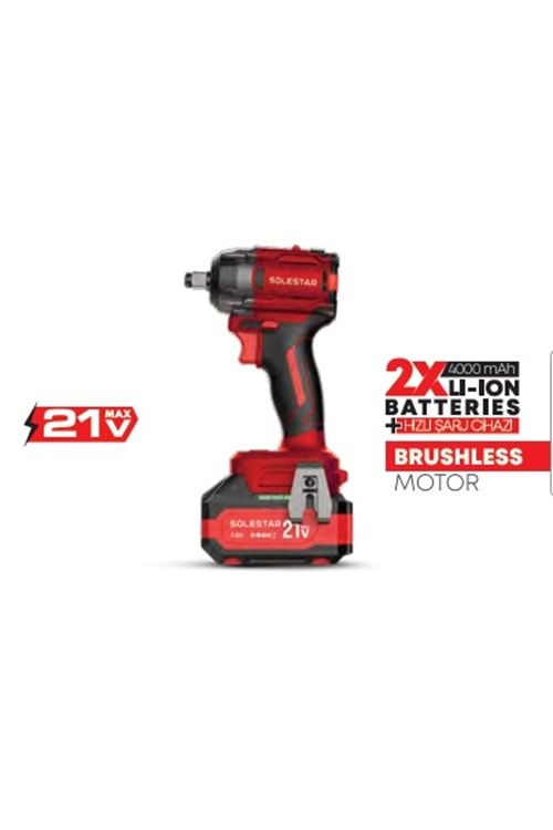 SOLESTAR STR-1926 AKÜ.SOMUN SIK.VİDA.1/2 680Nm2*4000M.B.1HŞ.1 KOL ** FIRSAT ÜRÜNÜ **