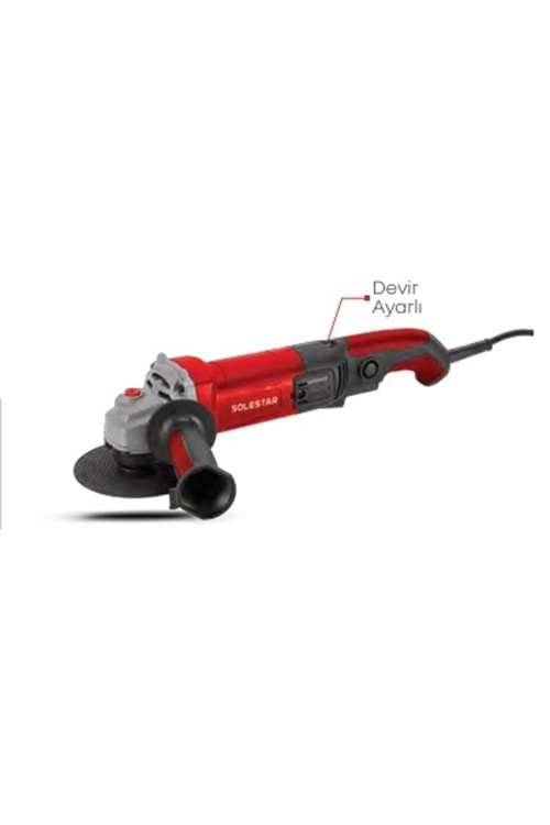SOLESTAR STR-1948 AVUÇ TAŞL.MAK.DEVİR AYAR. 125MM 1400W 1 KOLİ:1