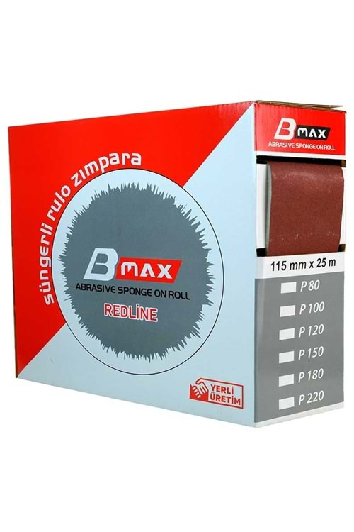 AZS SÜNGER ZIMPARA 220 KUM 115 MM*25 M (PK 5)
