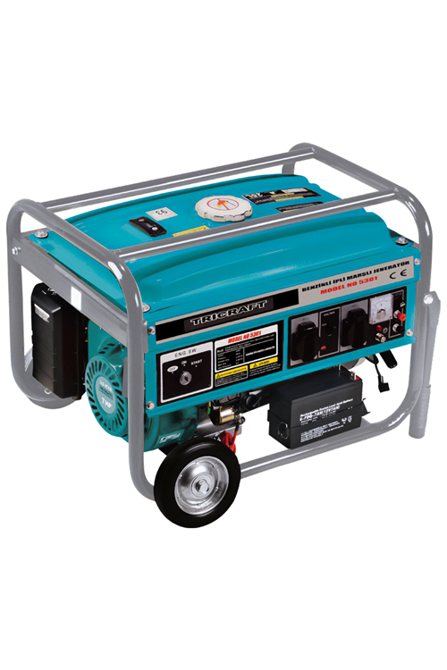 TRİCRAFT 5301 BENZİNLİ İPLİ MARŞLI JENERATÖR 3,5 KVA ( PK 1 - KL 1 )