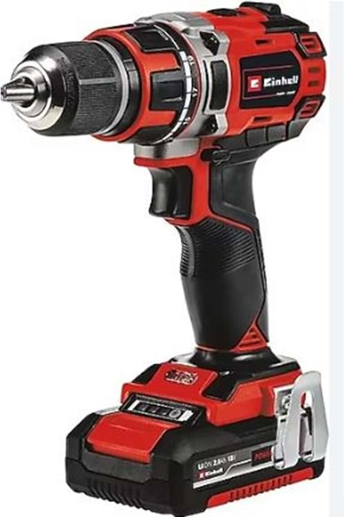 EINHELL AKÜLÜ VİDALAMA KÖMÜRSÜZ DARSİZ TE-CD 18/50 Lİ BL (2X2,0 Ah) ( PK 3 )