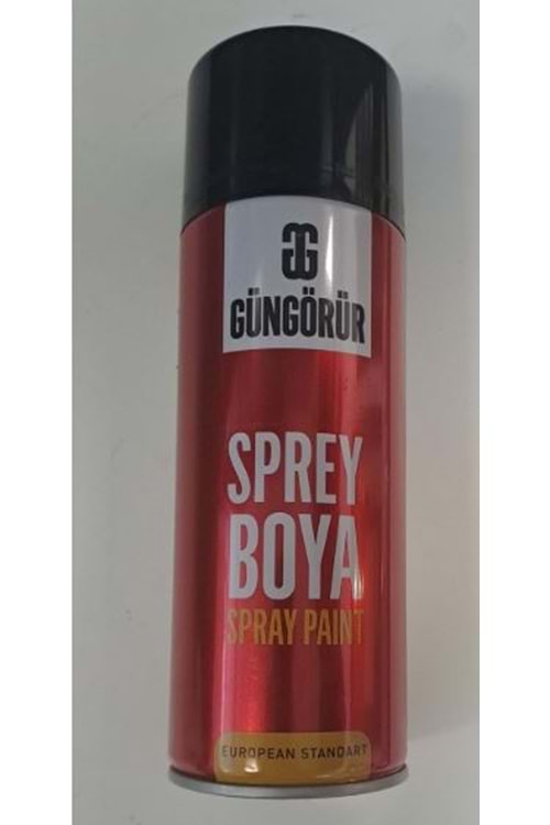 GÜNGÖRÜR SPREY BOYA MAT SİYAH 400 ML ( PK 20 )
