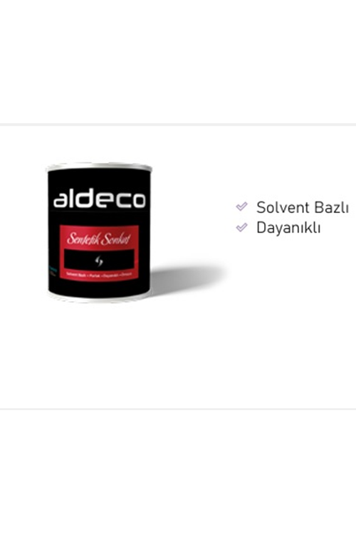 ALDECO SENTETİK YAĞLI BOYA YEŞİL 250 GR 1/4 ( PK 4 )