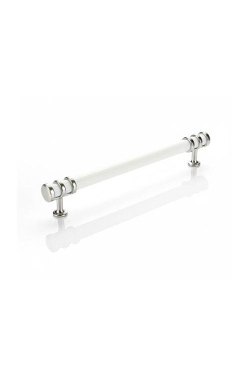 YUVARLAK YÜZÜK KULP KROM/BEYAZ 160 MM ( PK 100 )