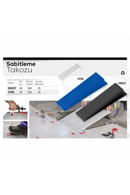 MADE SABİTLEME TAKOZU EKO 100 LÜ FİYATIDIR **FIRSAT ÜRÜNÜ**