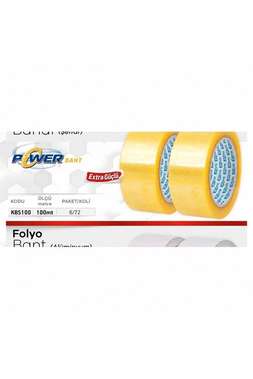 MADE KOLİ BANDI ŞEFFAF 100 M