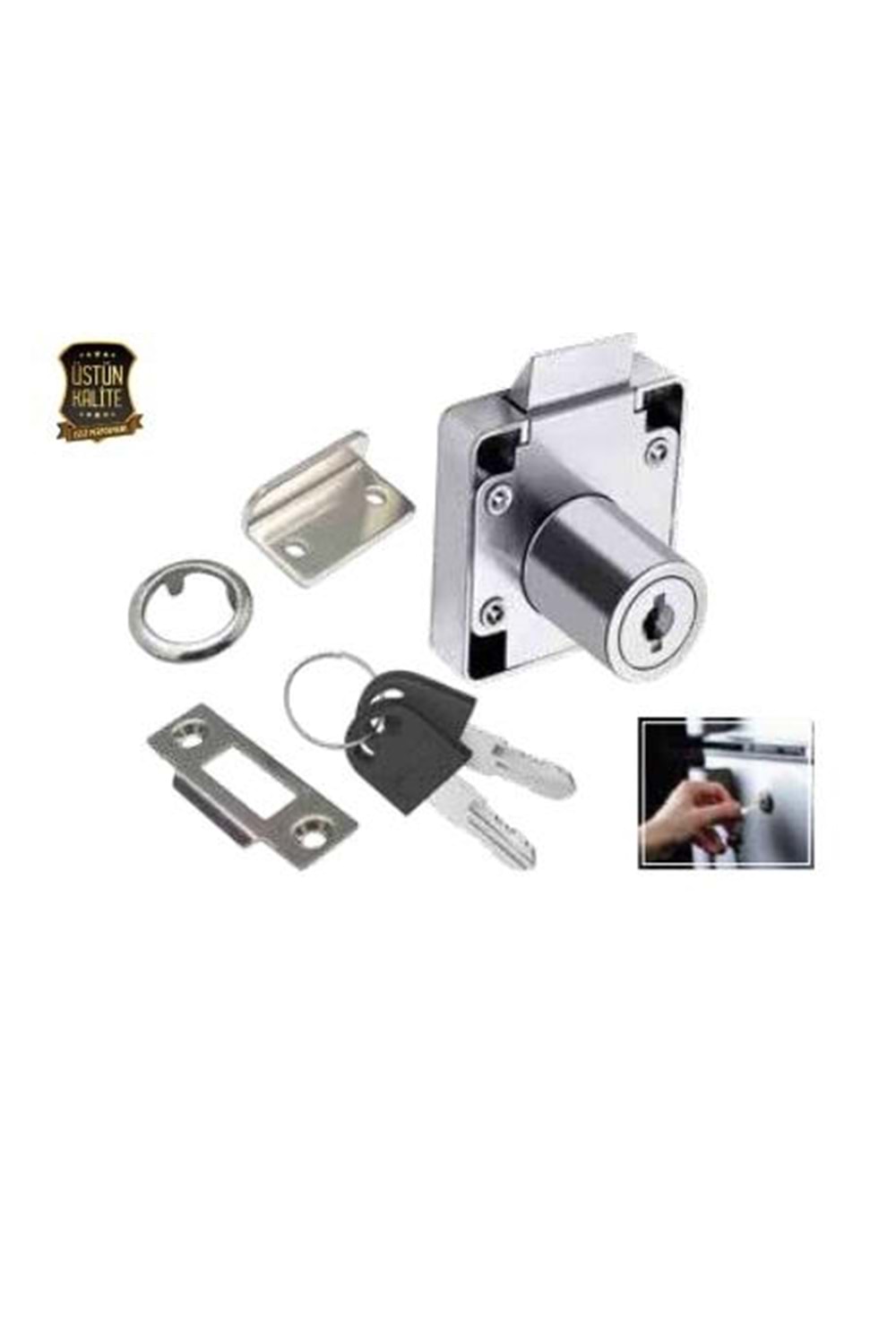 KARE ÇEKMECE KİLİDİ 3451