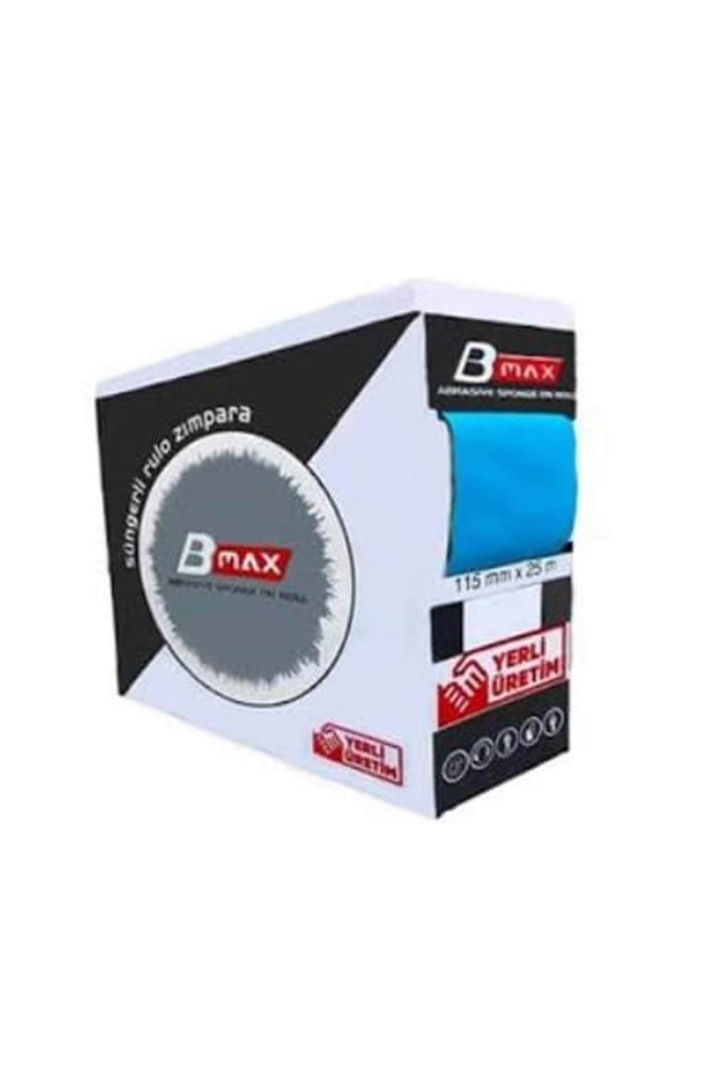 B.MAX SÜNGER ZIMPARA 180 KUM 115 MM*25 M (PK 5)