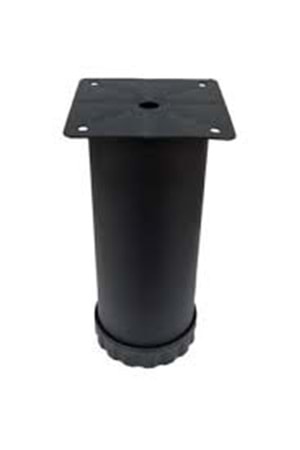 METAL MOBİLYA AYAĞI 42* 8 CM SİYAH RENK ( PK 200 )