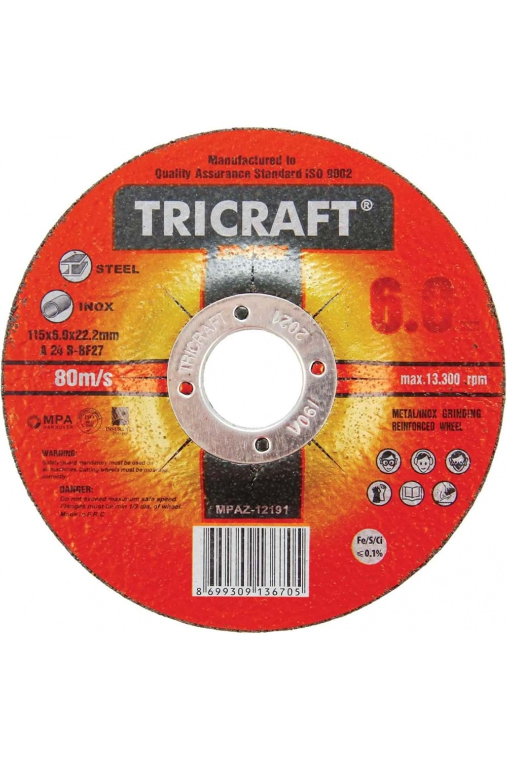TRİCRAFT 3310 180 X 8 X 22 MM TAŞLAMA