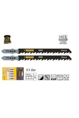 AĞAÇ DEKUPAJ AĞZI T144-D 5'Lİ SET 610 ( PK 100 )